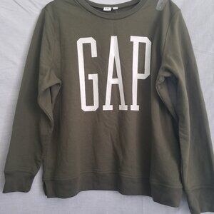 Gap Pull Over Sweatshirt Army Green Women’s Large